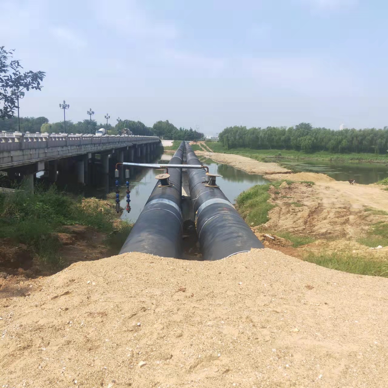 和庆镇输油管道清洗